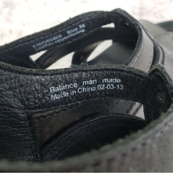 DANSKO Metallic Leather Clogs Sandal size 38 Comfort Shoes Studs - Picture 10 of 11